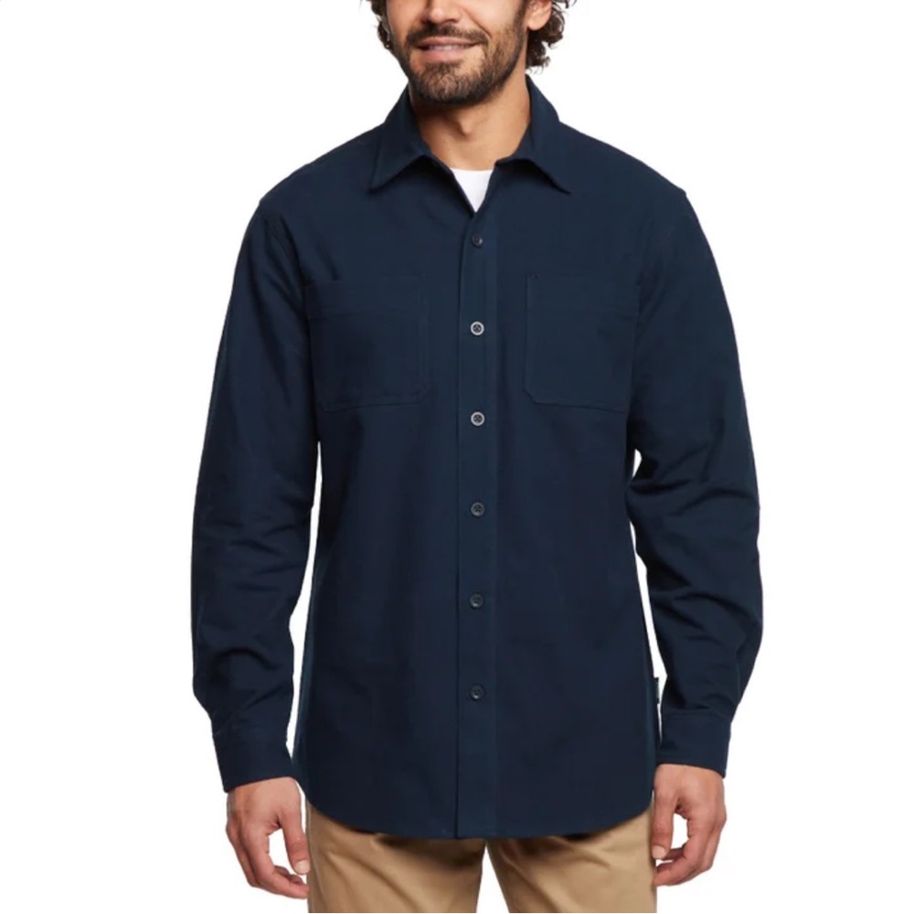Woolrich Men's 100% Cotton Chamois Shirt M